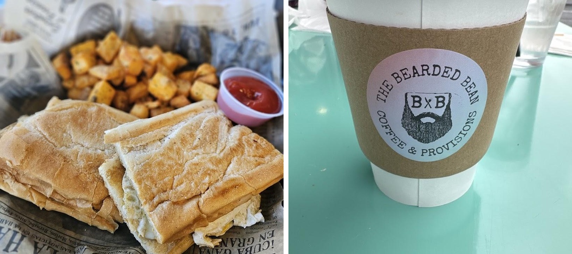 The Bearded Bean Coffee & Provisions Menu